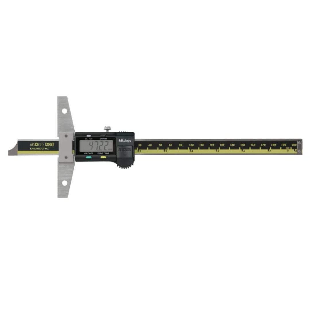 571-212-30 200mm Stainless Steel Imperial & Metric Depth Gauge